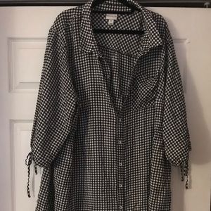 Buffalo Plaid Check Shirt Dress